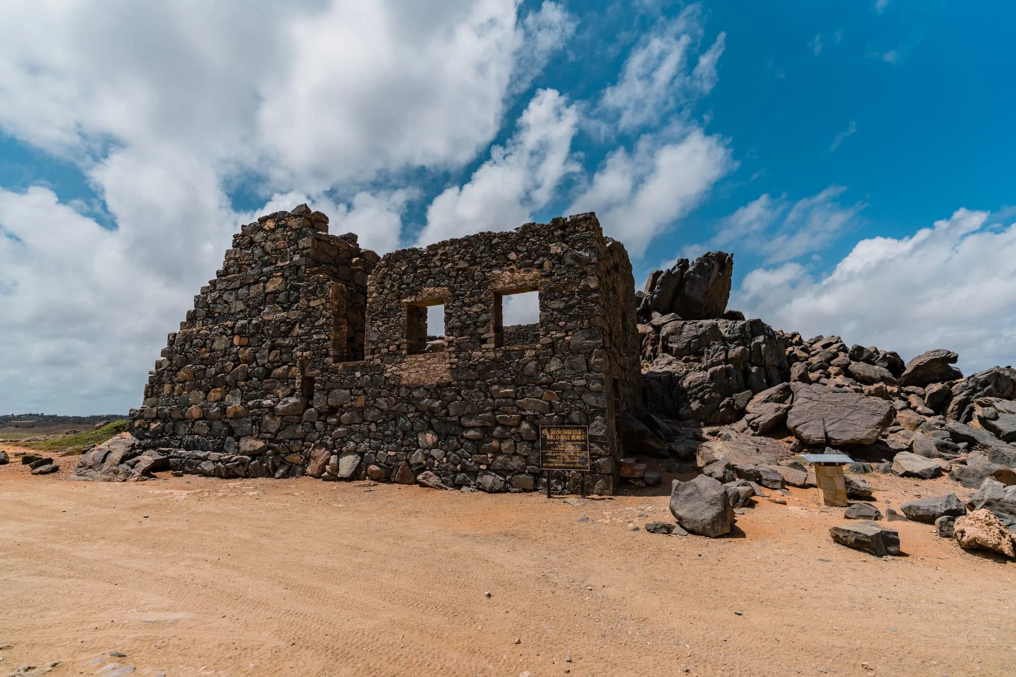 Bushiribana gold smelter ruins